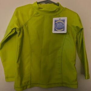 Vibrant Green Kids Rashguard